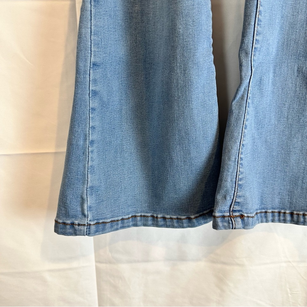 Monkey Ridge Jeans Original Vintage Bell Bottom White Wash Y2K Size 3/26 - Picture 5 of 16